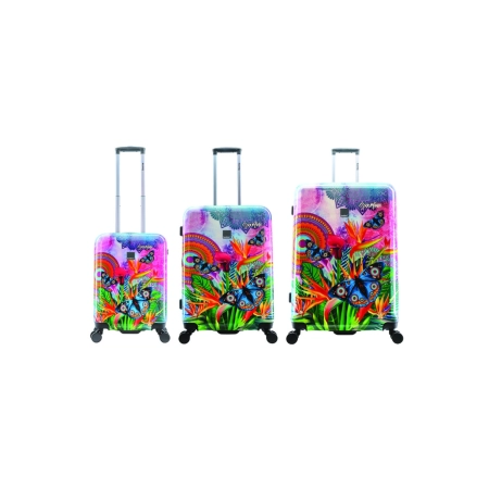 Zestaw walizek Saxoline Butterfly Nature (S/M/L)